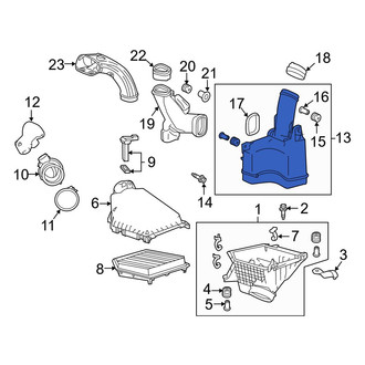 Acura OE - Lower Engine Air Intake Resonator
