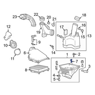 Acura OE - Air Filter Housing Lid Clip