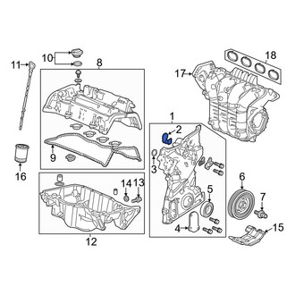 Acura OE - Upper Engine Timing Cover O-Ring