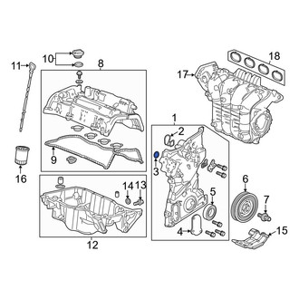 Acura OE - Lower Engine Timing Cover O-Ring