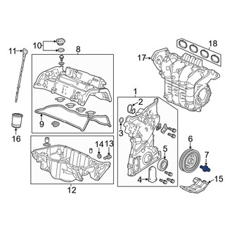 Acura OE - Engine Crankshaft Pulley Bolt