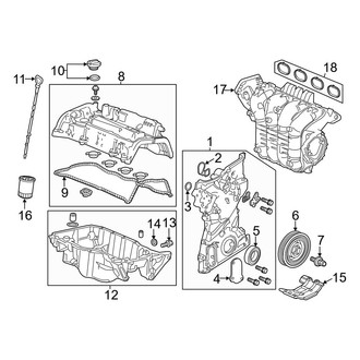 Acura OE - Engine / Transaxle - Engine Parts (2.4L)
