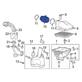 Acura OE - Engine Air Intake Hose