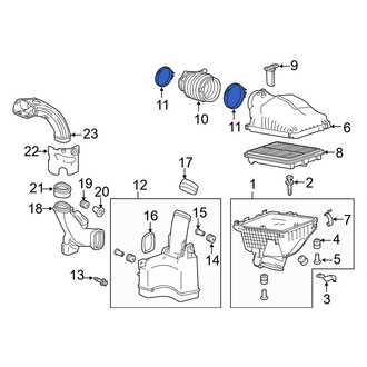 Acura OE - Engine Air Duct Clamp