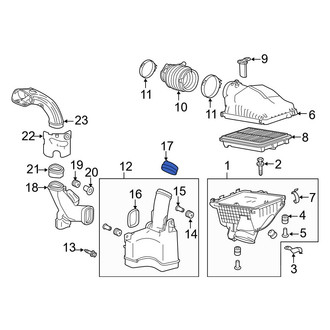 Acura OE - Engine Air Intake Hose Adapter