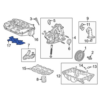 Acura OE - Center Engine Intake Manifold Gasket
