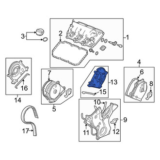 Acura OE - Lower Engine Timing Cover