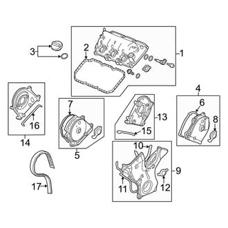 Acura OE - Engine / Transaxle - Valve & Timing Covers (3.5L)