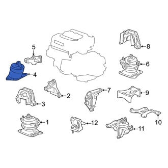 Acura OE - Center Engine Mount