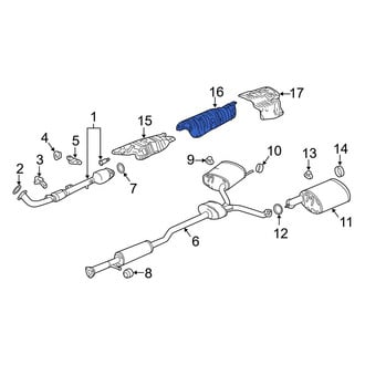 Acura OE - Center Floor Pan Heat Shield