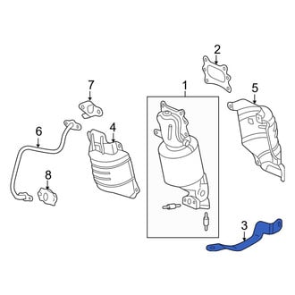 Acura OE - Front Catalytic Converter Bracket