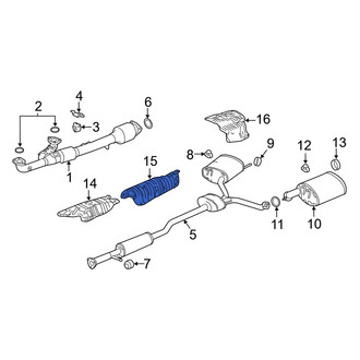 Acura OE - Center Floor Pan Heat Shield