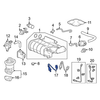 Acura OE - Rear Left Oxygen Sensor