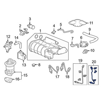 Acura OE - Rear Left Oxygen Sensor