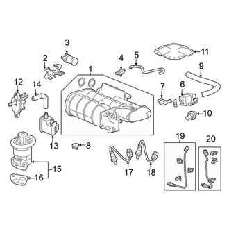 Acura OE - Emission System - Emission Components