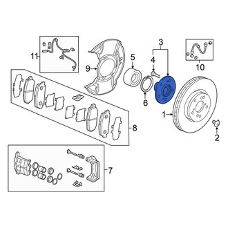 Acura OE - Front Wheel Hub