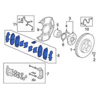 Acura OE - Front Disc Brake Pad Set