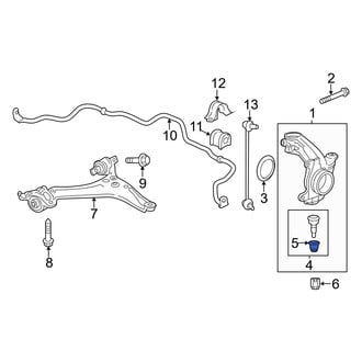 Acura OE - Front Suspension Ball Joint Boot