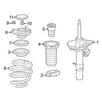 Acura OE - Front Suspension - Struts & Components