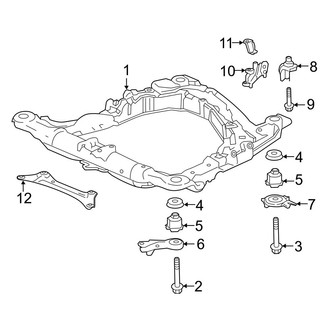Acura OE - Front Suspension - Suspension Mounting