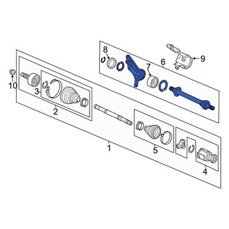 Acura OE - CV Intermediate Shaft