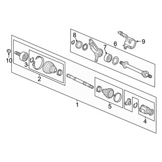 Acura OE - Front Suspension - Drive Axles (3.5L)