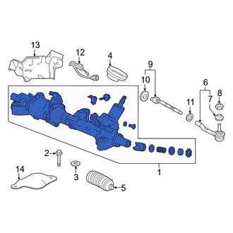 Acura OE - Rack and Pinion Assembly