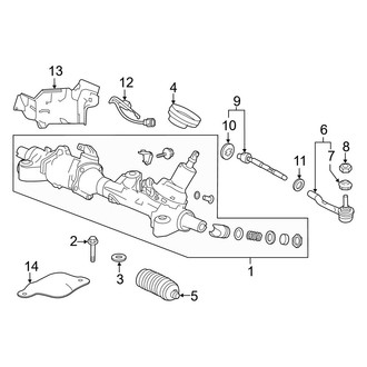 Acura OE - Steering Gear & Linkage (3.5L)