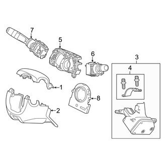 Acura OE - Steering Column - Shroud, Switches & Levers