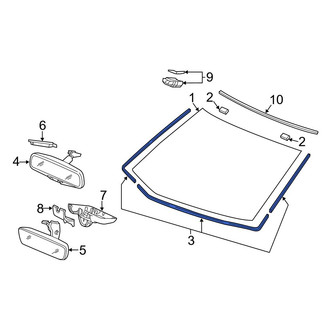 Acura OE - Windshield Seal