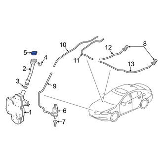Acura OE - Front Washer Fluid Reservoir Cap