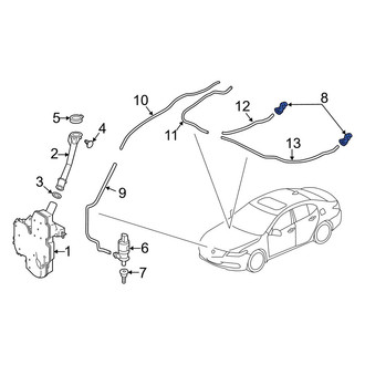 Acura OE - Front Windshield Washer Nozzle