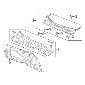 2020 Acura TLX Cowl Panels & Parts | Vent Grills — CARiD.com