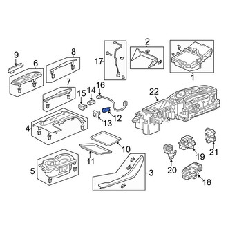 Acura OE - Front 12 Volt Accessory Power Outlet