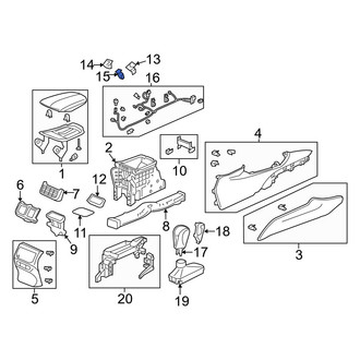Acura OE - Front 12 Volt Accessory Power Outlet