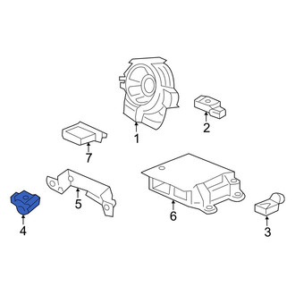 Acura OE - Rear Air Bag Impact Sensor