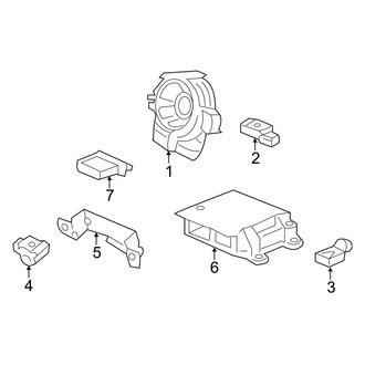 Acura OE - Restraint Systems - Air Bag Components (Modules & Sensors)