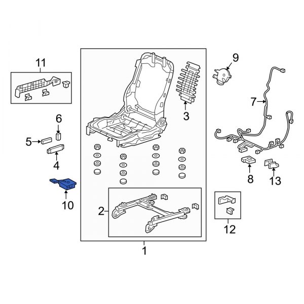 Temperature Controlled Seat Blower Motor