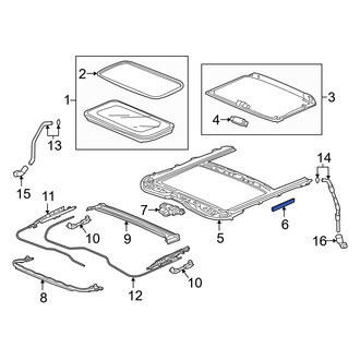Acura OE - Sunroof Frame Seal