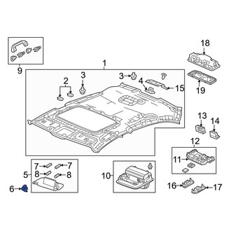 Acura OE - Sun Visor Holder