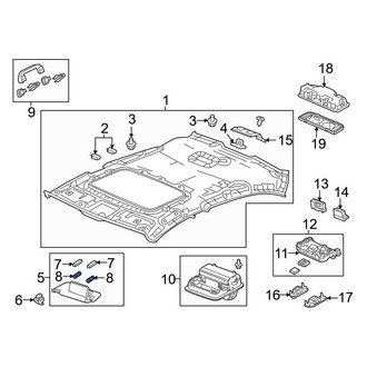 Acura OE - Sun Visor Light Bulb