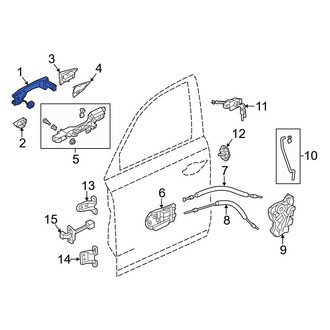 Acura OE - Rear Left Outer Exterior Door Handle