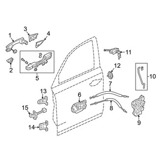 Acura OE - Front Door - Lock & Hardware