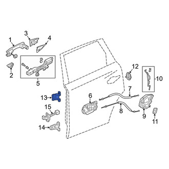Acura OE - Rear Left Upper Door Hinge