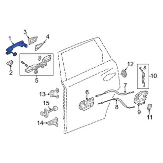 Acura OE - Rear Left Outer Exterior Door Handle