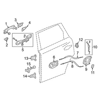 Acura OE - Rear Door - Lock & Hardware