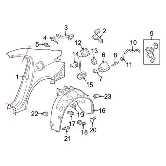 Acura OE - Quarter Panel & Components