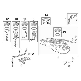 Acura OE - Fuel System Components