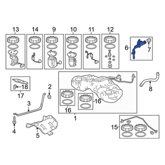 Acura OE - Upper Fuel Tank Filler Neck