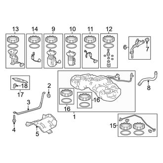 Acura OE - Fuel System Components (AWD)